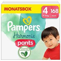 PAMPERS Harmonie Pants, Grösse 4 (9-15 kg), 168 Stück