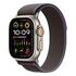 APPLE Watch Ultra 2 GPS + Cellular, 49mm Titangehäuse, Natur mit Trail Loop, Blau/Schwarz - M/L (MRF63FD/A)