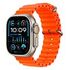 APPLE Watch Ultra 2 GPS + Cellular, 49mm Titangehäuse, Natur mit Ocean Band, Orange (MREH3FD/A)