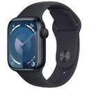 APPLE Watch Series 9 GPS, 41mm Aluminiumgehäuse, Mitternacht mit Sportarmband S/M, Mitternacht (MR8W3QF/A)