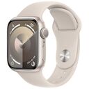 APPLE Watch Series 9 GPS, 41mm Aluminiumgehäuse, Polarstern mit Sportarmband S/M, Polarstern (MR8T3QF/A)