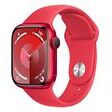 APPLE Watch Series 9 GPS, 41mm Aluminiumgehäuse, (PRODUCT)RED mit Sportarmband M/L, Rot (MRXH3QF/A)
