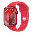 APPLE Watch Series 9 GPS, 45mm Aluminiumgehäuse, (PRODUCT)RED mit Sportarmband S/M, Rot (MRXJ3QF/A)