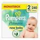 PAMPERS Harmonie New Baby Einwegwindeln, Grösse 2 (4-8 kg), 240 Stück