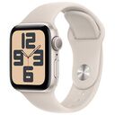 APPLE Watch SE (2nd Generation) GPS, 40mm Aluminium Case, Starlight with Sport Band S/M, Starlight (MXEF3QF/A)