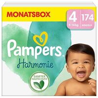 PAMPERS Harmonie Einwegwindeln, Grösse 4 (9-14 kg), 174 Stück