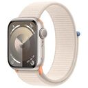 APPLE Watch Series 9 GPS, 41mm Aluminiumgehäuse, Polarstern mit Sport Loop, Polarstern (MR8V3QF/A)