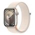 APPLE Watch Series 9 GPS, 41mm Aluminiumgehäuse, Polarstern mit Sport Loop, Polarstern (MR8V3QF/A)