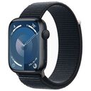 APPLE Watch Series 9 GPS, 45mm Aluminiumgehäuse, Midnight mit Sport Loop, Midnight (MR9C3QF/A)