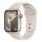 APPLE Watch Series 9 GPS + Cellular, 41mm Aluminium Case, Starlight with Sport Band M/L, Starlight (MRHP3QF/A)
