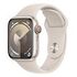 APPLE Watch Series 9 GPS + Cellular, 41mm Aluminium Case, Starlight with Sport Band S/M, Starlight (MRHN3QF/A)