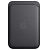 APPLE iPhone Feingewebe Wallet mit MagSafe, Schwarz (MGHA4ZM/A)