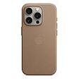 APPLE iPhone 15 Pro Feingewebe Case mit MagSafe, Taupe (MT4J3ZM/A)