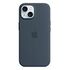 APPLE iPhone 15 Silikon Case mit MagSafe, Sturmblau (MXPF3ZM/A)