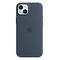 APPLE iPhone 15 Plus Silikon Case mit MagSafe, Sturmblau (MXQT3ZM/A)