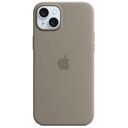 APPLE iPhone 15 Plus Silicone Case with MagSafe, Clay (MT133ZM/A / MXQU3ZM/A)