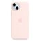 APPLE iPhone 15 Plus Silikon Case mit MagSafe, Hellrosa (MXQV3ZM/A)