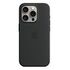 APPLE iPhone 15 Pro Silikon Case mit MagSafe, Schwarz (MT1A3ZM/A)