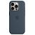 APPLE iPhone 15 Pro Silikon Case mit MagSafe, Sturmblau (MT1D3ZM/A)