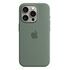 APPLE iPhone 15 Pro Silikon Case mit MagSafe, Zypresse (MT1J3ZM/A)