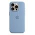 APPLE iPhone 15 Pro Silicone Case with MagSafe, Winter Blue (MT1L3ZM/A)