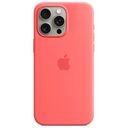 APPLE iPhone 15 Pro Max Silicone Case with MagSafe, Guava (MT1V3ZM/A)