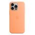 APPLE iPhone 15 Pro Max Silikon Case mit MagSafe, Sorbet Orange (MT1W3ZM/A)