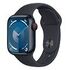 APPLE Watch Series 9 GPS + Cellular, 41mm Aluminiumgehäuse, Mitternacht mit Sportarmband M/L, Mitternacht (MRHT3QF/A)