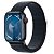 APPLE Watch Series 9 GPS + Cellular, 41mm Aluminiumgehäuse, Midnight mit Sport Loop, Midnight (MRHU3QF/A)