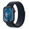 APPLE Watch Series 9 GPS + Cellular, 41mm Aluminiumgehäuse, Midnight mit Sport Loop, Midnight (MRHU3QF/A)