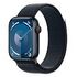 APPLE Watch Series 9 GPS + Cellular, 45mm Aluminium Case, Midnight with Sport Loop, Midnight (MRMF3QF/A)