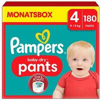 PAMPERS Baby-Dry Pants, Grösse 4 (9-15 kg), 180 Stück
