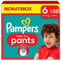PAMPERS Baby-Dry Pants, Grösse 6 (14-19 kg), 138 Stück