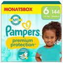 PAMPERS Premium Protection Disposable Diapers, Size 6 (13+ kg), Pack of 144