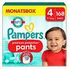 PAMPERS Premium Protection Pants, Size 4 (9-15kg), Pack of 168