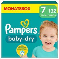 PAMPERS Baby Dry Einwegwindeln, Grösse 7 (15+ kg), 132 Stück
