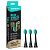 HAPPYBRUSH Eco Vibe 3 Replacement Brush Head, Black-Mint