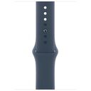 APPLE Sport Band 45mm, Storm Blue, S/M [Late 2023] (MT3R3ZM/A)