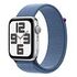 APPLE Watch SE (2nd Generation) GPS, 44mm Aluminium Case, Silver with Sport Loop, Winter Blue (MREF3QF/A)