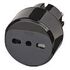 BRENNENSTUHL Travel Adapter Euro Socket / Italian Plug (1508480)