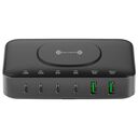 4SMARTS 7in1 Wireless Charger, Black (4S540571)