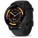 GARMIN Venu 3, 45mm, Black/Slate, Silicone Band (010-02784-01)