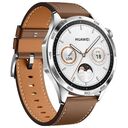 HUAWEI Watch GT 4, 46mm, Braun / Leder (55020BGW)