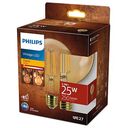PHILIPS Vintage LED Bulb, G95 25W 1800K E27 NDSRT Amber 1PF (929003628301)