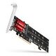 AXAGON PCIe 2x NVME M.2 Adapter (PCEM2-ND)