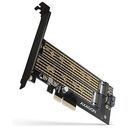 AXAGON PCIe NVME+SATA M.2 Adapter (PCEM2-D)