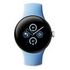 GOOGLE Pixel Watch 2 LTE, 41mm Aluminiumgehäuse, Polished Silver mit Sportarmband Bay