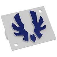 BITFENIX Logo for Shinobi, White / Deep Blue (BFC-SNB-150-DBLOG-SP)