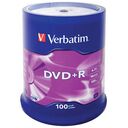 VERBATIM DVD+R 4.7GB (120min), 100 pieces (43551)