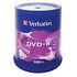 VERBATIM DVD+R 4.7GB (120min), 100 pieces (43551)